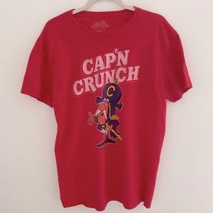 Captain Crunch Tee Vintage Large. UNISEX Graphic